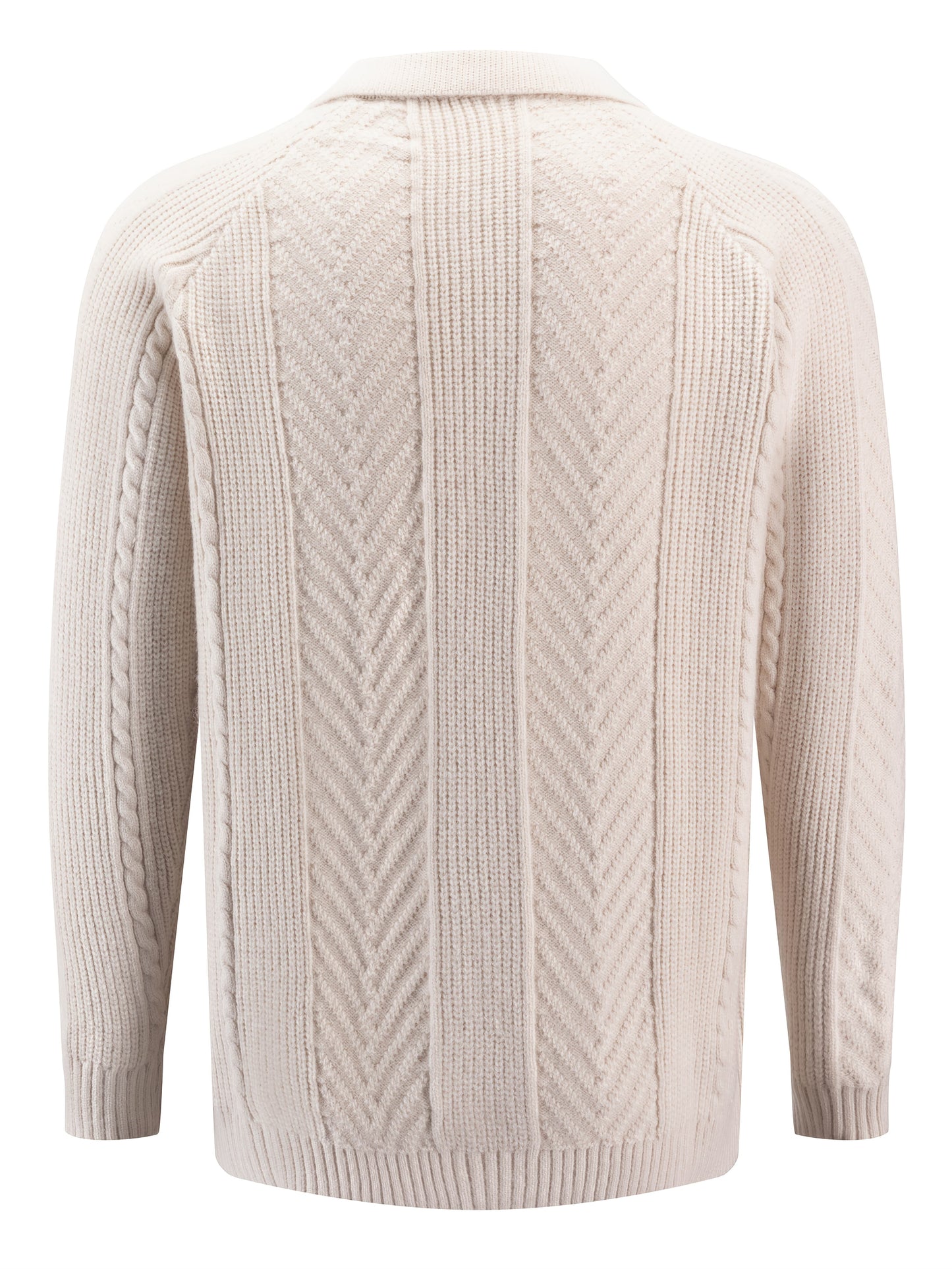Adrian – Strukturierter Strick-Polo-Pullover