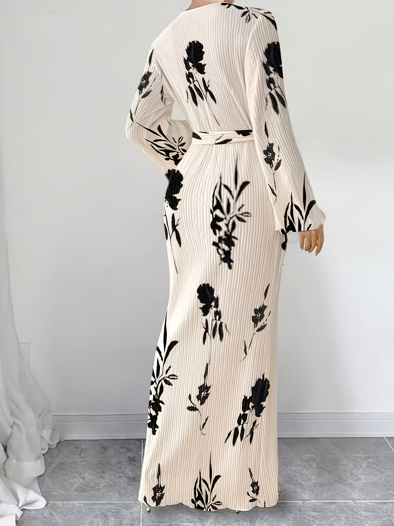 Diana – Geknöpftes Maxi-Kleid mit Gürtel