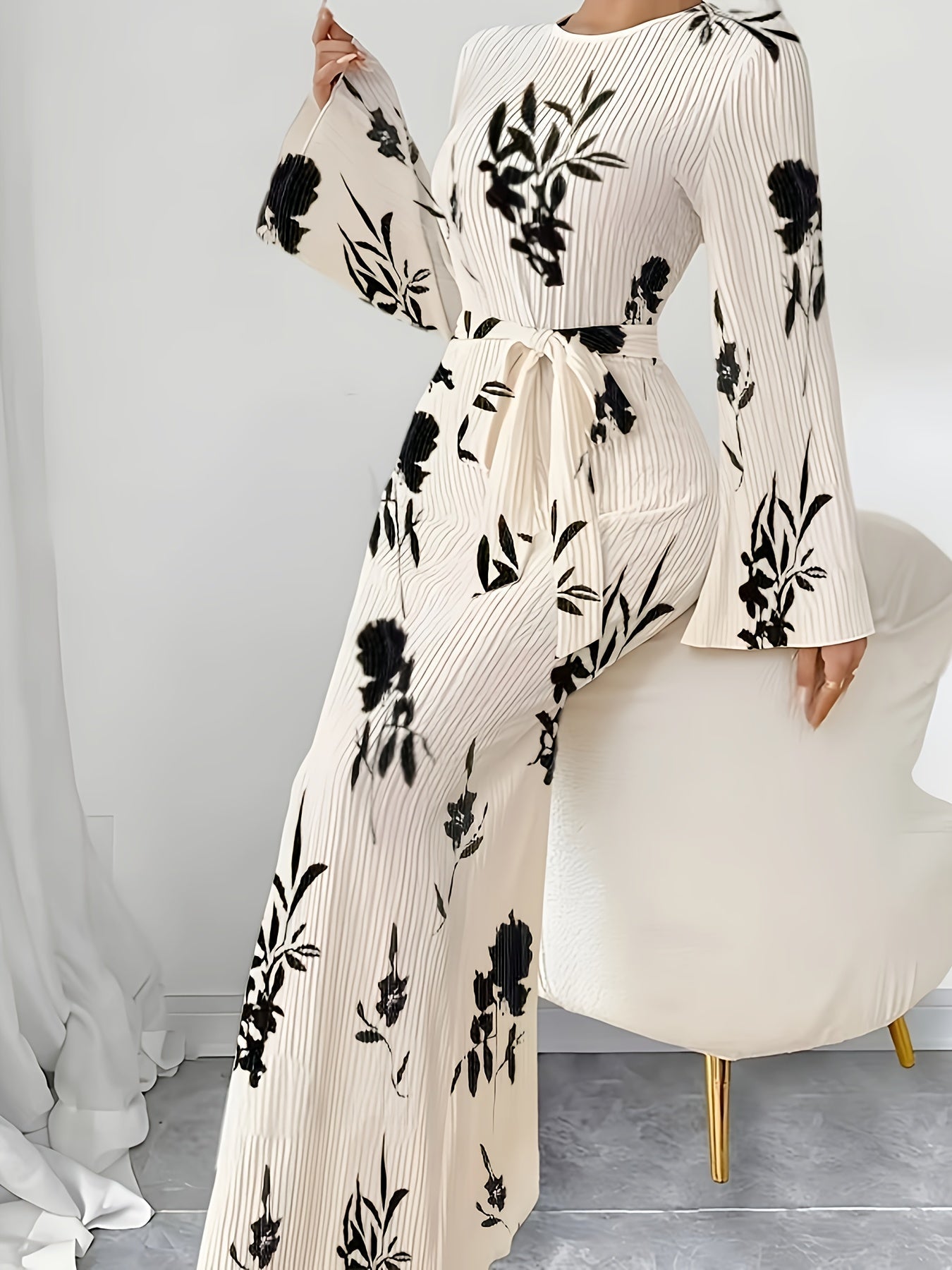 Diana – Geknöpftes Maxi-Kleid mit Gürtel