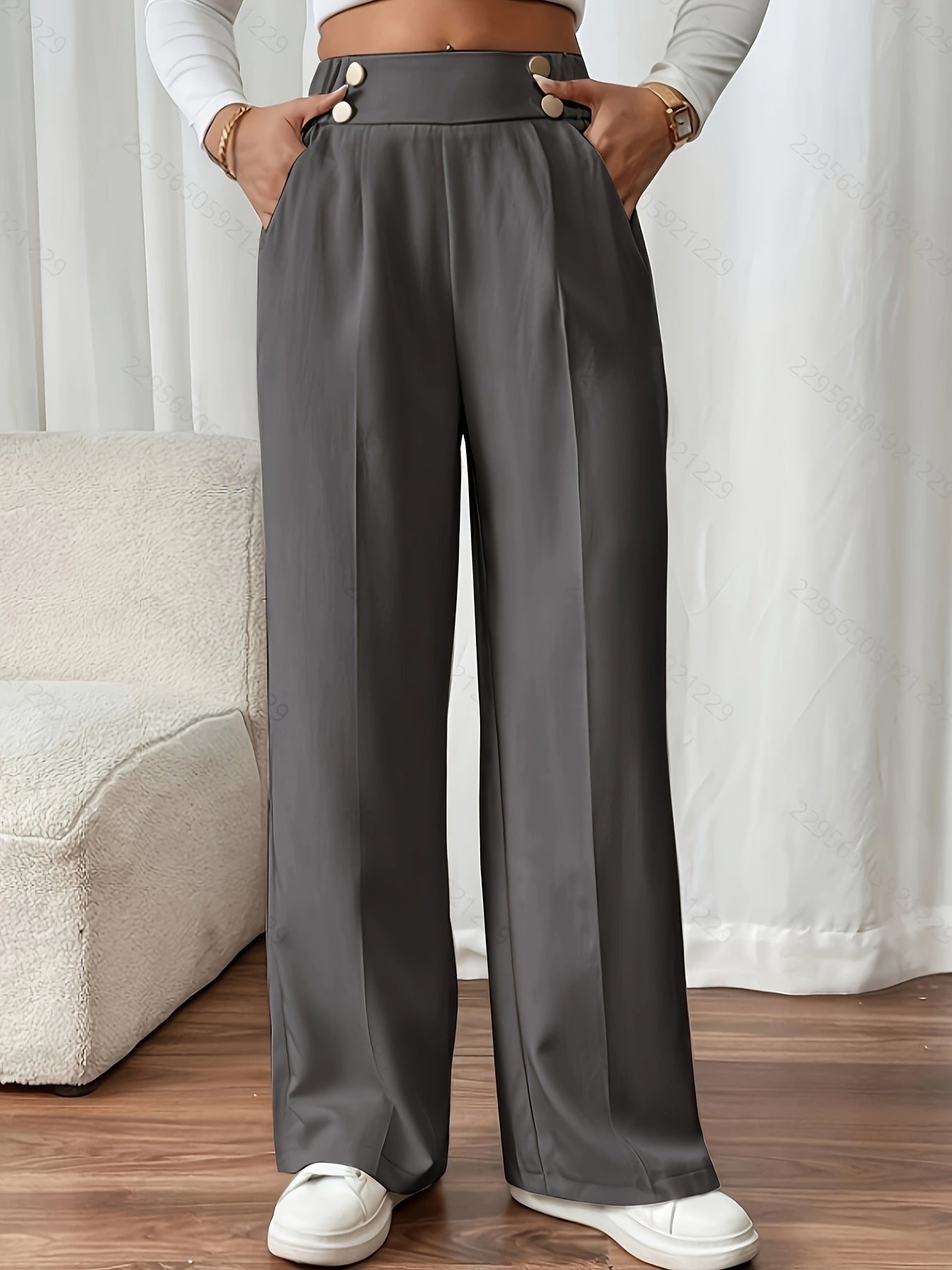 Sienna - High-Waisted Wide-Leg-Hose