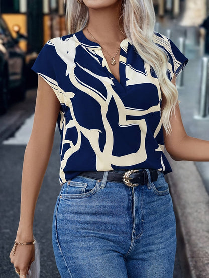 Aria - Geometrische Bluse
