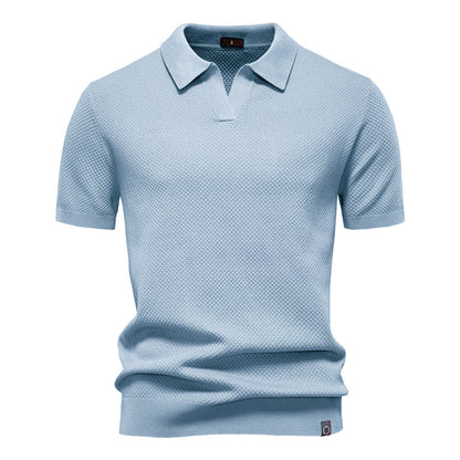 Milo - Casual strukturiertes Polo-shirt