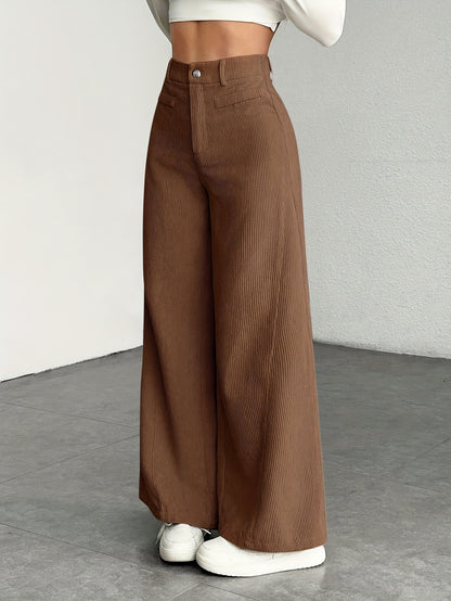 Alior – Hochbundhose in Cord-Optik